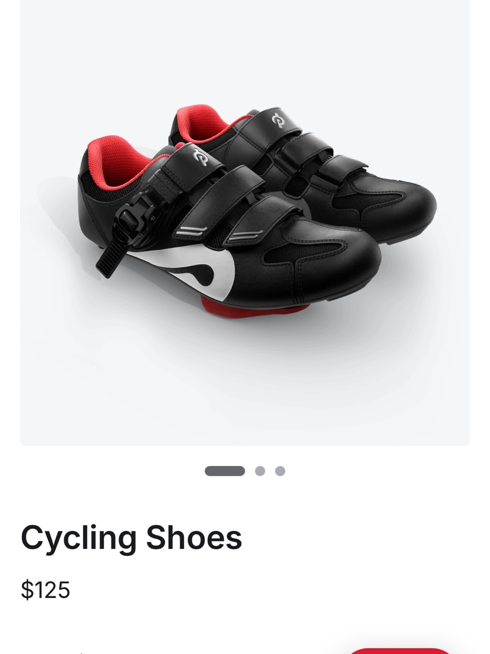 Peloton Black Cycling Shoes with Red Lining  Triple Straps Men’s 10/Women’s 12